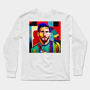 digital image  of Messi Long Sleeve T-Shirt